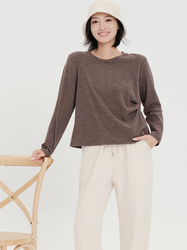 

Оригинальный женский вязаный свитер Bukhara, круглый, Ne Long Sve, повседневный, зимний, зима 20225, смесь хлопка и полиэстера