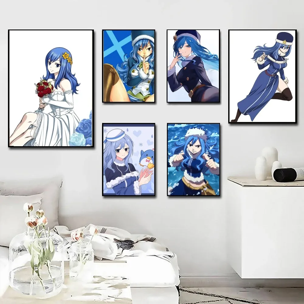 1pc Juvia Animation Fairy Tail Poster Poster Art Print Bar Living Room Furniture Decor