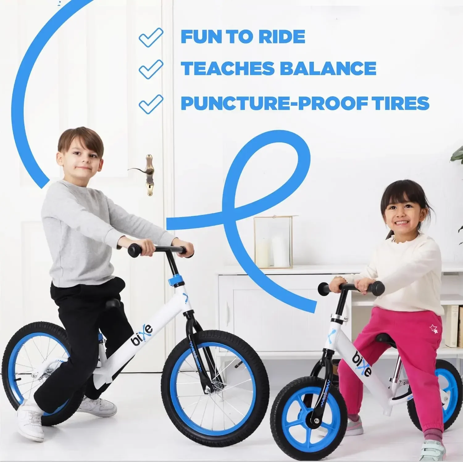 Bicicleta de equilibrio de aluminio para niños y niños pequeños, liviana de 4 libras, bicicleta de entrenamiento deportivo sin pedal, bicicletas para niños de 2 a 5 años, azul