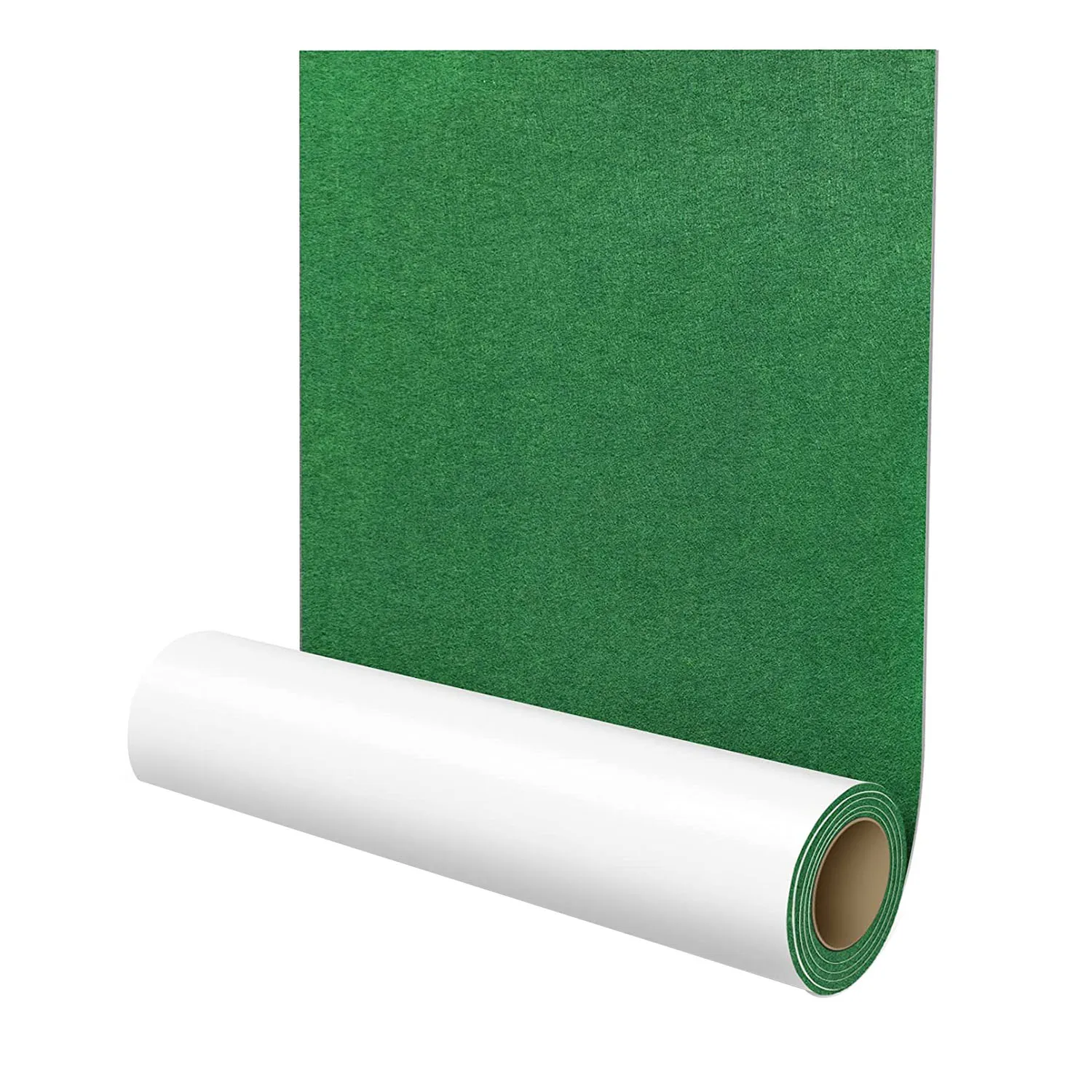 Self-Adhesive Felt Gliders,40 x 150 cm,Self-Adhesive Felt Pads, Furniture Gliders, Multi-Purpose Adhesive Mat Tape Green