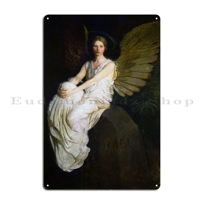 Abbott Handerson Thayer 2 Metal Plaque Living Room Club Iron Bar Printing Tin Sign Poster