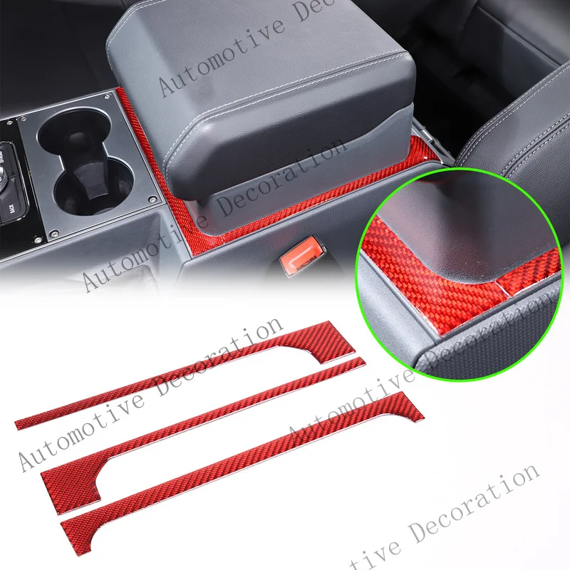 

Z+ Red Center Console Armrest Box Side Cover Trim Sticker For Ineos Grenadier 20-25