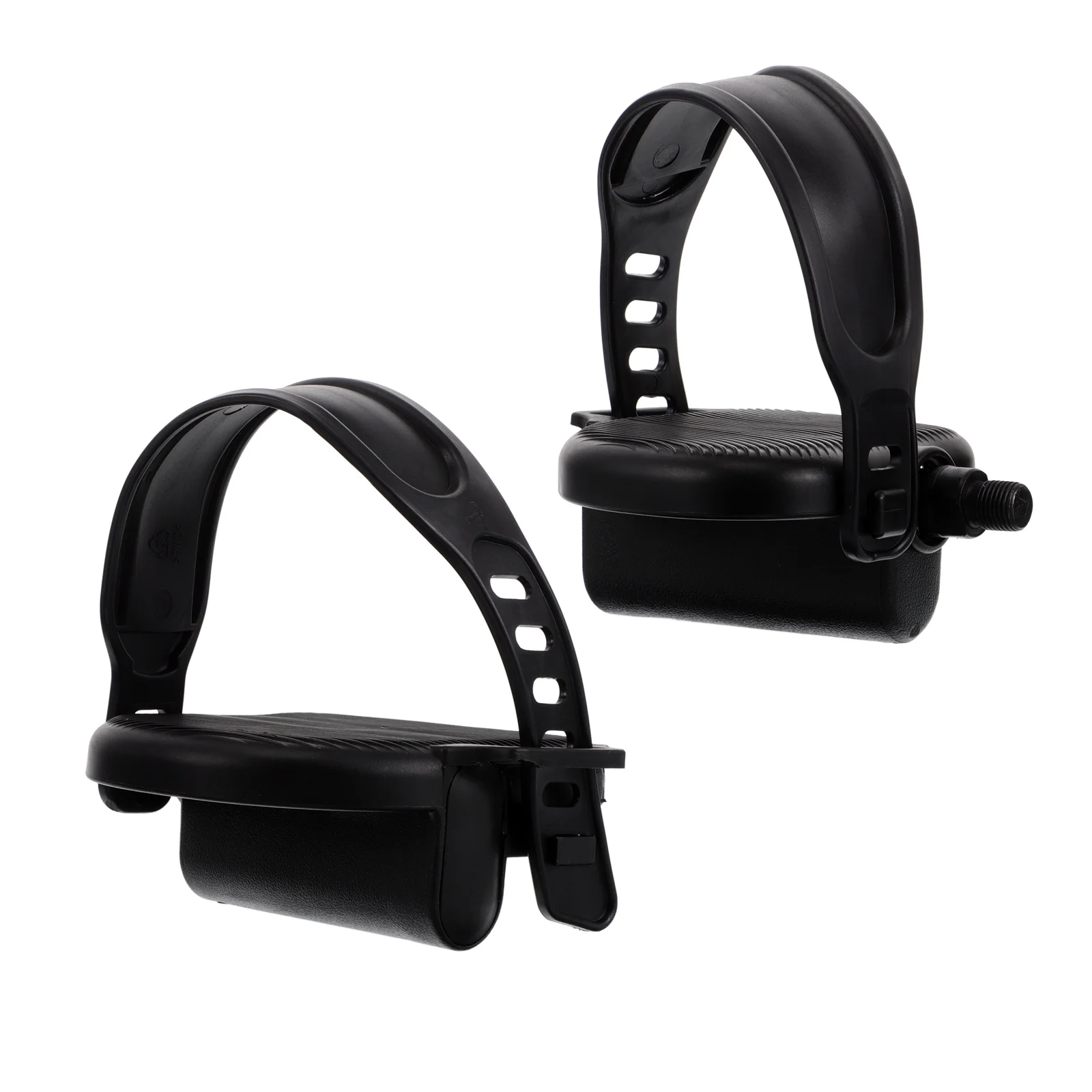 

Exercise Bike Pedals Commercial Replacement Parts Anti Slip Design Low Noise Adjustable Straps Home Gym Fitness Barefoot