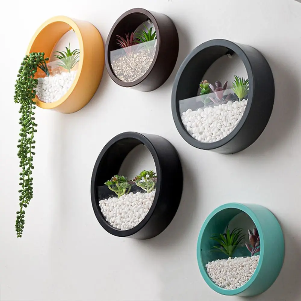 

Nordic Home Decoration Vase Wall Hanging Flower Pot Room Hanging Basket Flower Container Home Decoration Accessories