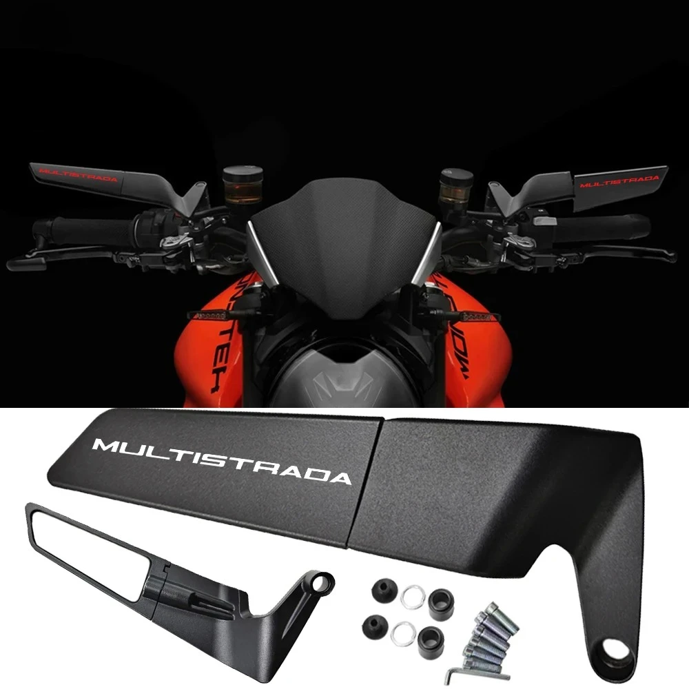 

Для DUCATI Multistrada 950 1100 1260 1200 S GT 1200S V4 аксессуар для мотоцикла с ЧПУ зеркало заднего вида с фиксированным крылом