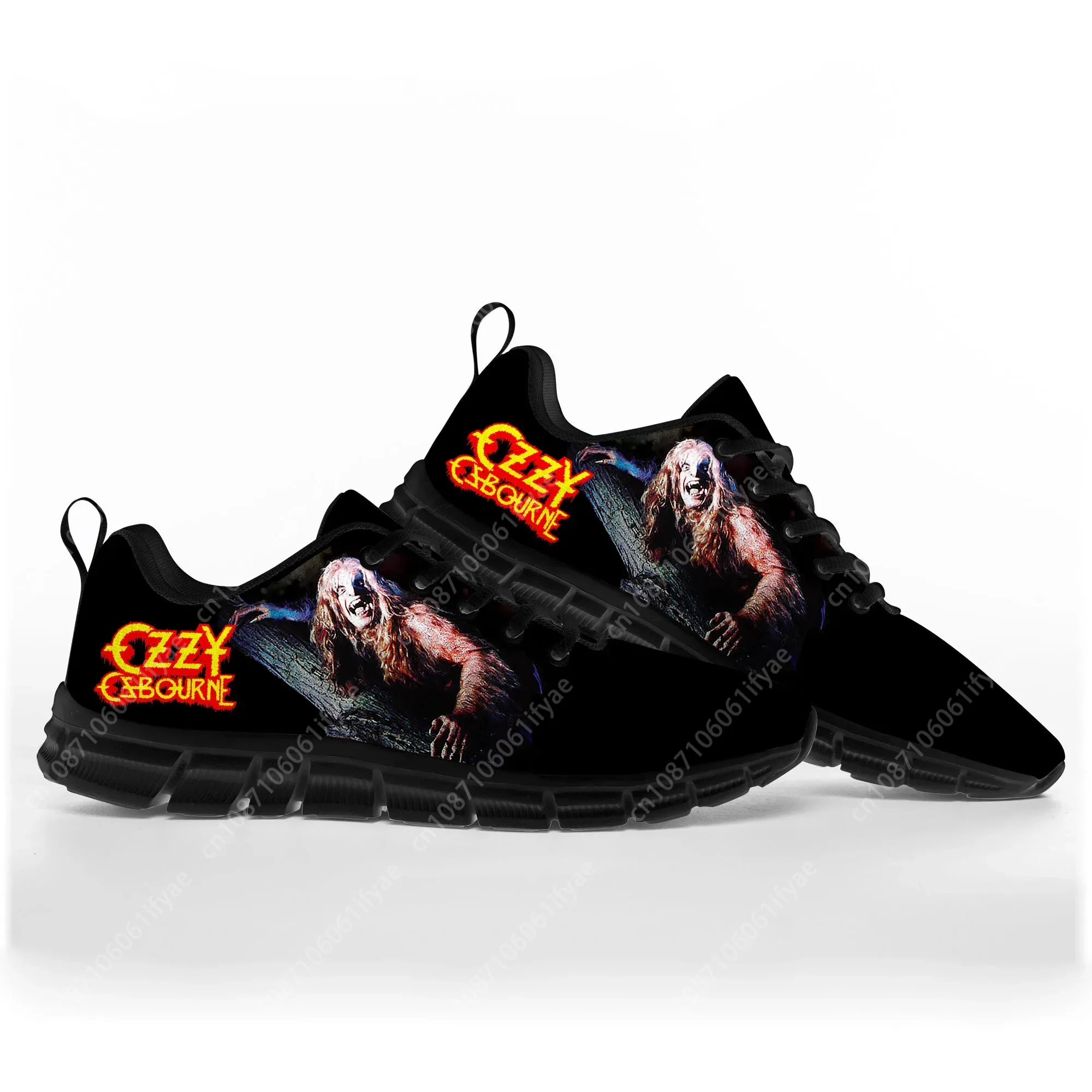 Ozzy Metal Rock Singer Osbourne Sports Shoes Mens Womens Breathable Lace-up Sneakers Casual Custom High Quality Couple Shoes view 2