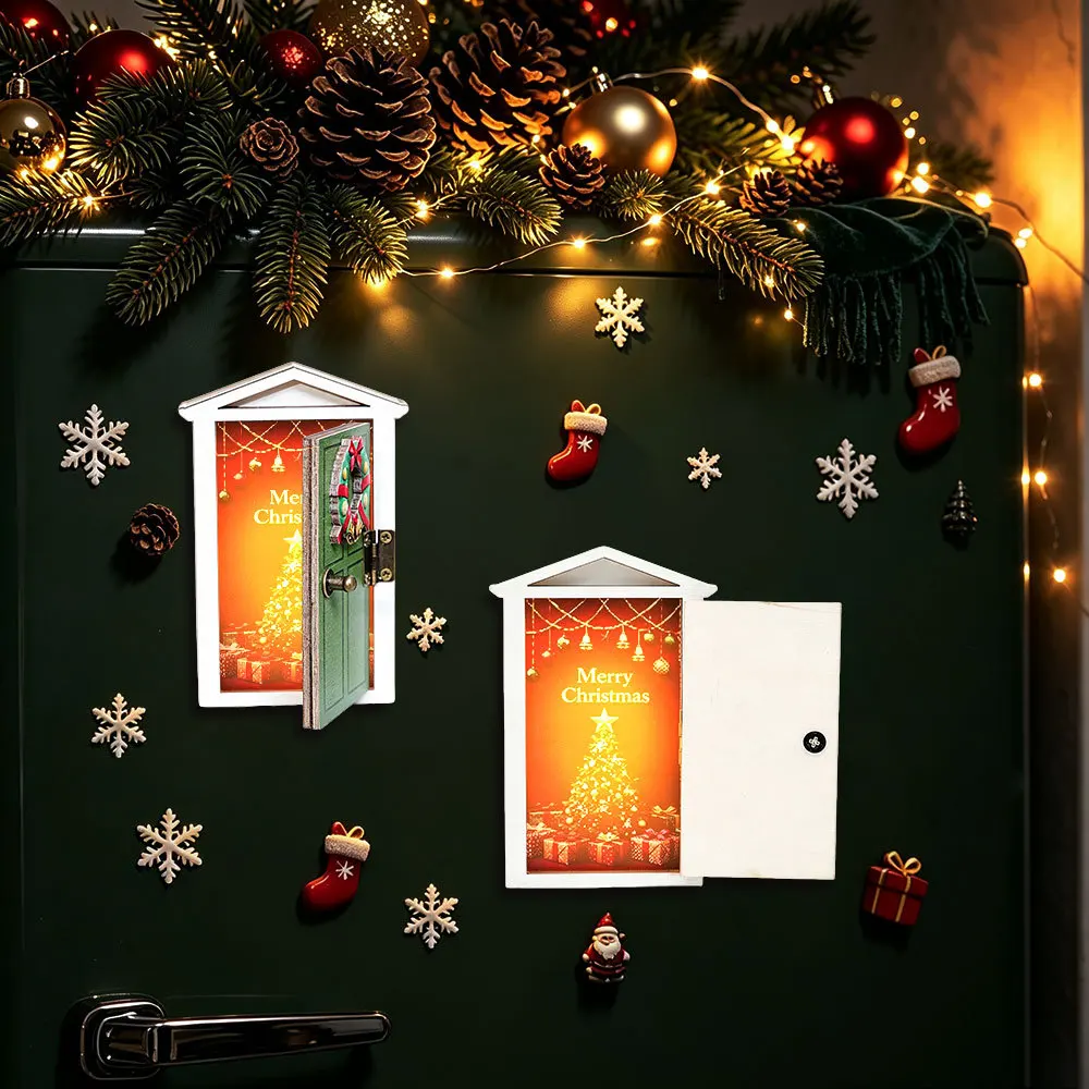 Adhesivos Magnéticos de Madera - Santa'S Elves Holiday Lighting & Decor Llc reseña y precio