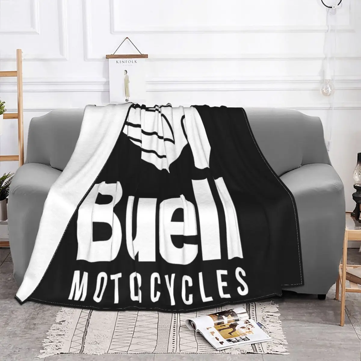 Buell Motorcycles Plush Knee Blanket Blankets & Throws Blankets And Blankets Throw Blanket