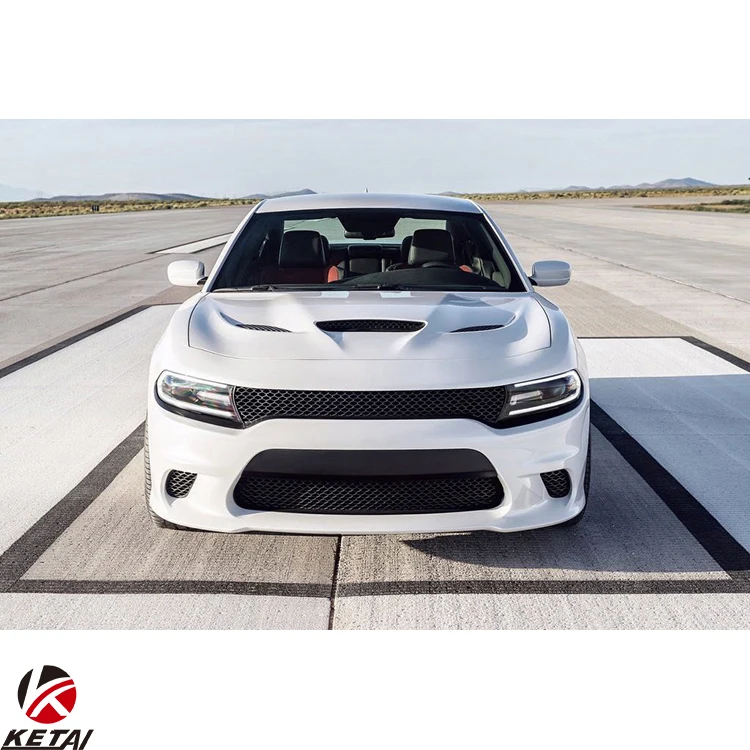 2015 SRT Style Front Bumper Front Lip With Fog Lamp Hole Car Bumper For Dodge Charger 2015-2022