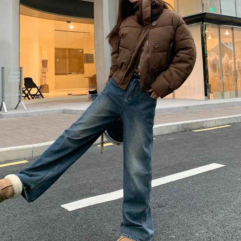 2025 New Short Cotton-padded Clothes I Temperament Down Cotton-padded Clothes Small Winter Thickened Jacket