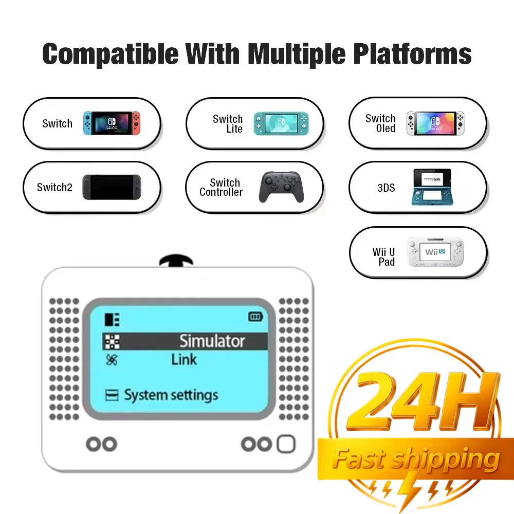 Emulator Amiibo Bluetooth Inteligentny Symulator Ładowalny Uniwersalny Programator do Switch WiiU Akcesoria do Gier NFC — zdjęcie produktu 5