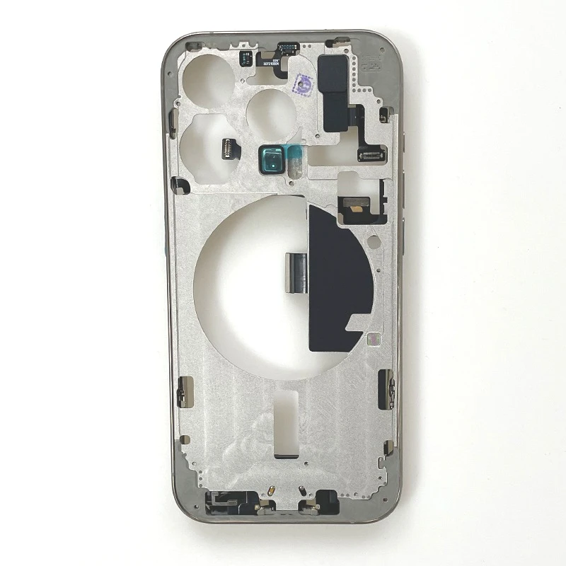 For iPhone 15 Pro Full Housing Middle Frame Bezel With Volume