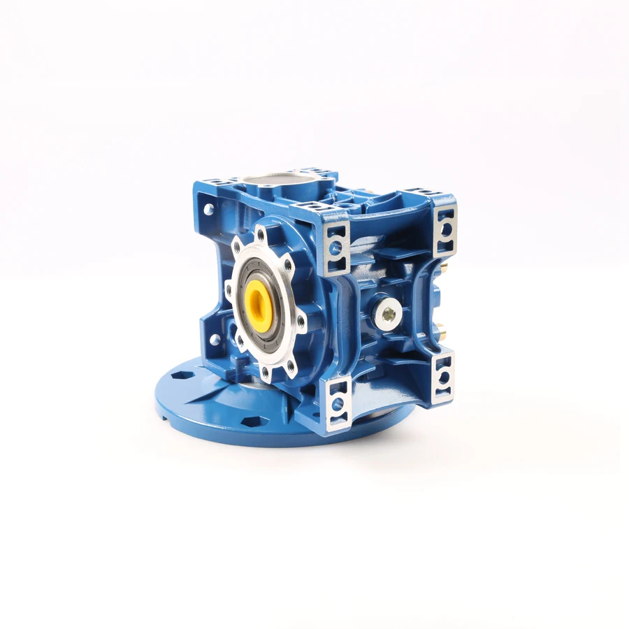 Worm Gear Reducer Speed Ratio 90 RV70 Worm Gearbox Speed Reducer+ Output Shaft China Worm Speed Reducer