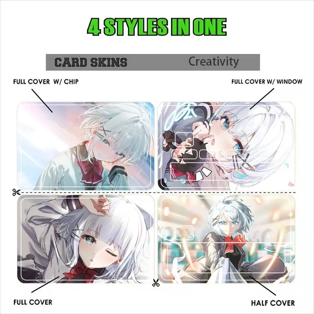 The Detective Is Already Dead Siesta  Sticker Film Tape Skin for Credit Card Debit Card Waterproof Stickers