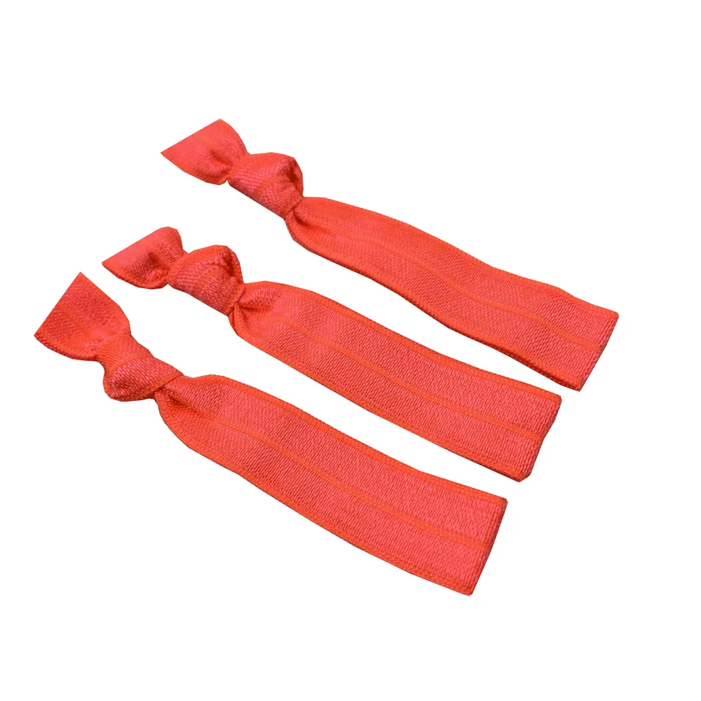 50 Stück/200 Stück einfarbiges glänzendes Haargummi-Armband, umklappbares elastisches geknotetes Haarband, Pferdeschwanz-Halter, Armband, Haar-Accessoires – Detail 22