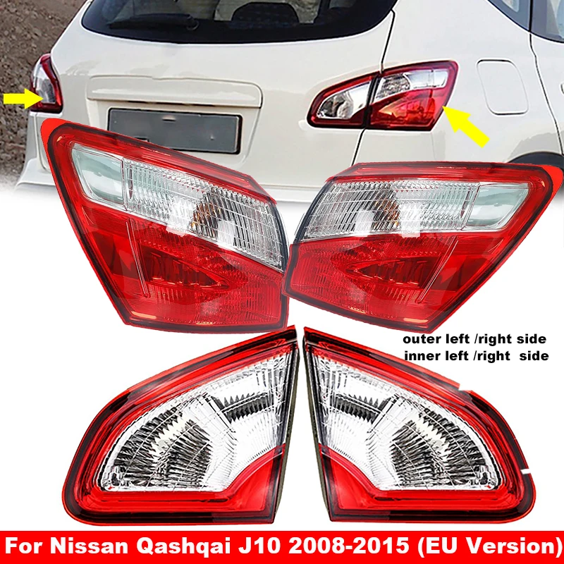 リア右側車内リアテールライト電球付き-なし日産キャシュカイ-j10-2008-2015-eu-バージョン-26555-br01a
