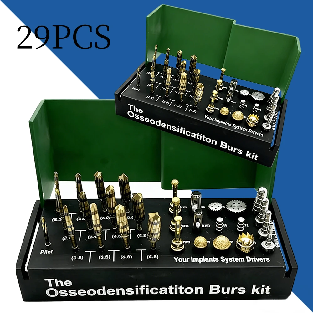 

Dental Surgical Implant System with Osseodensification Burs Drills and Maxillary Sinus Lift Kit