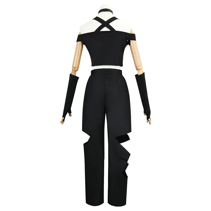 ミリーハズビン Helluva コスプレ衣装ホーンヘアピン女性ハロウィンパーティーアニメコミックコンベンションロールプレイング衣装