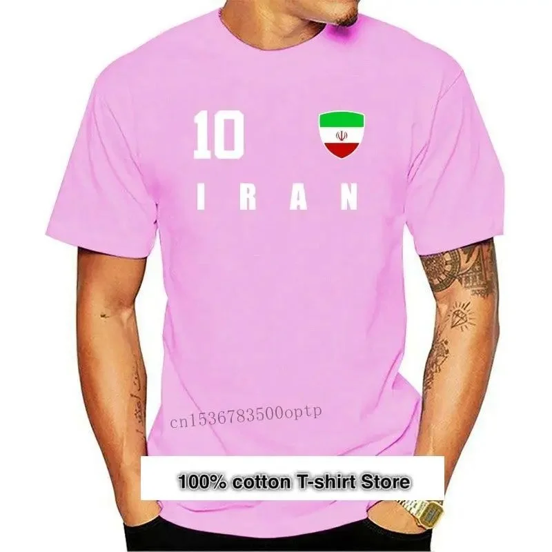 Cseta Irã Novidade para Mulheres e Homens, Manga Curta, Moda Confortável em Mistura de Poliéster, Csa Casual para a Tem...