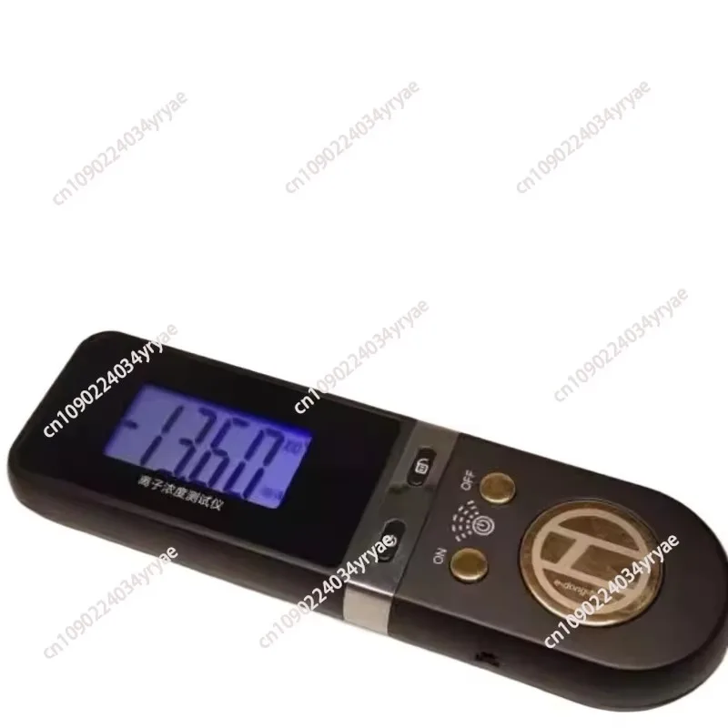 Portable Negative Ion Concentration Detector Air Ion Concentration Tester High Quality Gold Plated Blue Screen Display