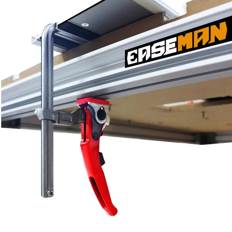 Abrazadera de rueda rápida para carpintería, carril F, abrazadera FG