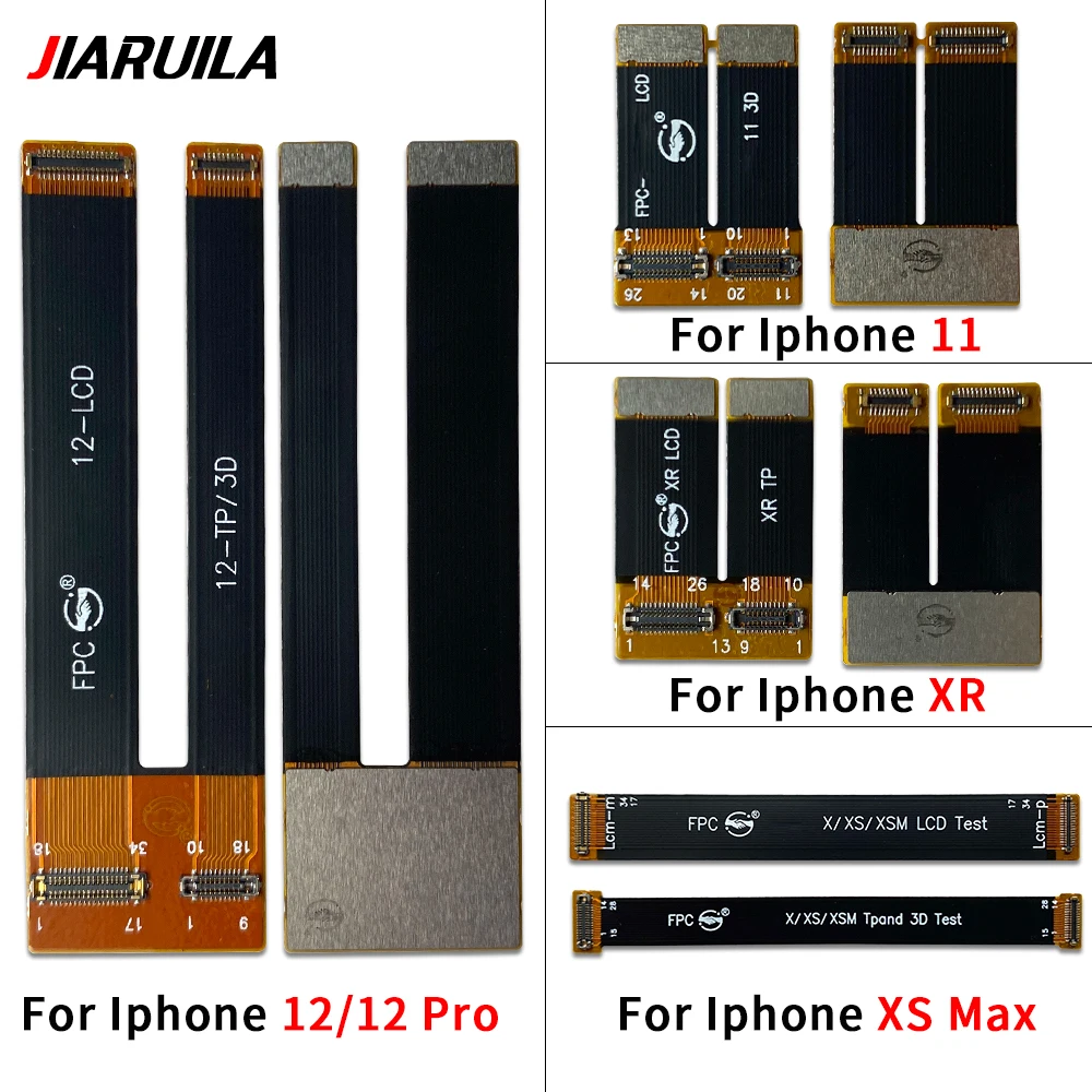 Touch Screen LCD Display Test Flex Cable For Iphone 15 14 13 12 Pro Max  X XR XS Max 8 Plus / For IPhone 12 Mini 14 Plus