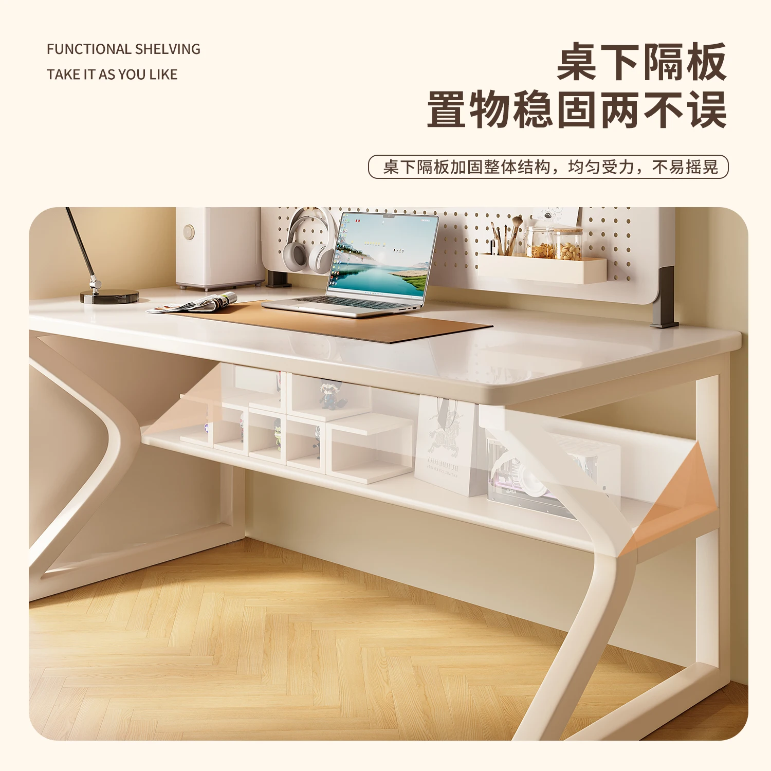 Desk bookshelf integrated desktop computer  student bedroom home writing table rectangular  workbench