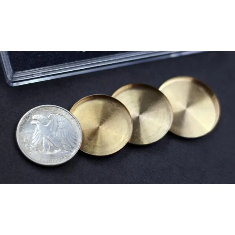 Four in One Walking Liberty Half Dollar Set Nahaufnahme Zaubertricks Münze erscheinen Vanish Magia Magier Zubehör Illusion Mentalismus