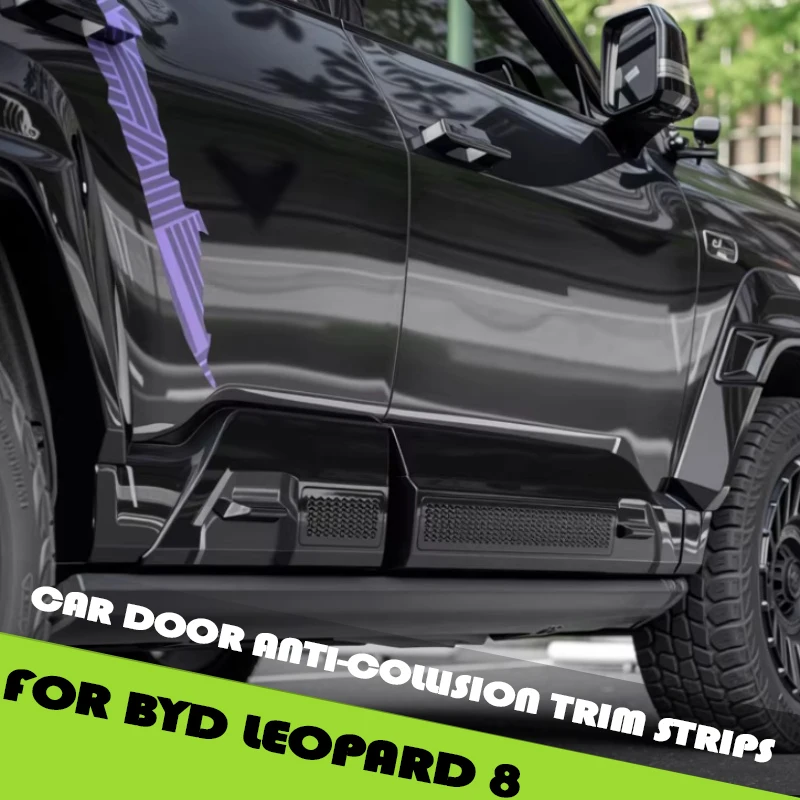

Защитные накладки на двери автомобиля (комплект) для BYD Leopard 8 2025: Модифицированные боковые пороги и панели дверей, детали для внешнего тюнинга автомобиля