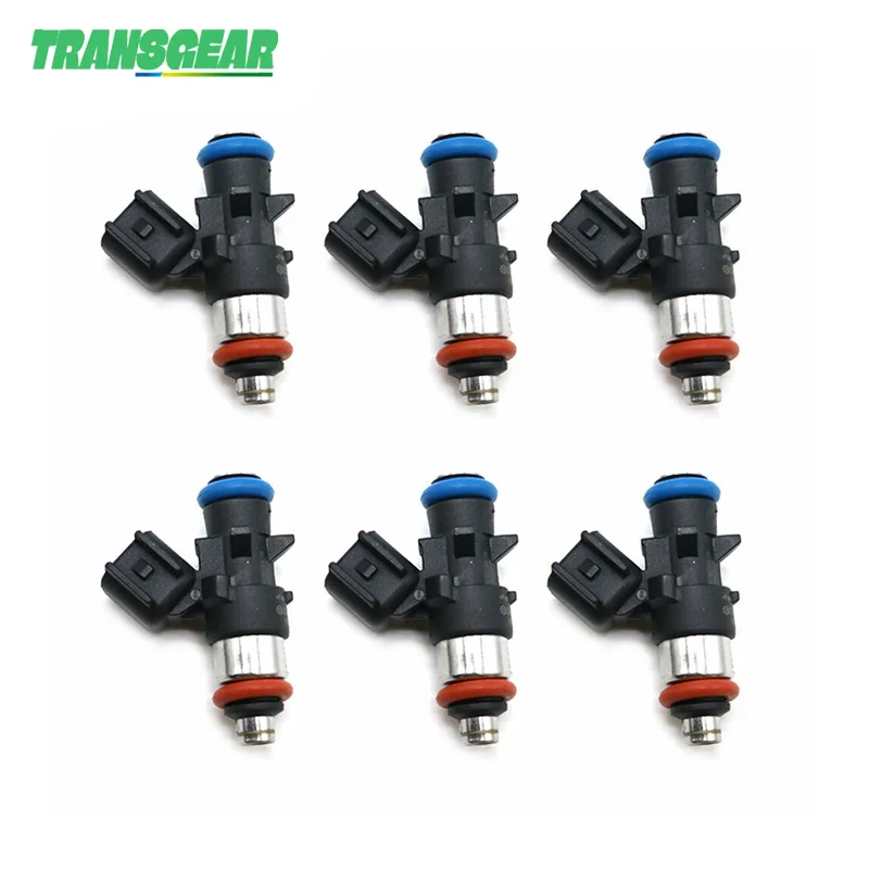 6PCS Fuel Injectors For Bosch Chrysler Dodge Ram Jeep 3.6L 0280158233 5184085AC 5184085AD