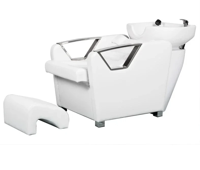 

Shampoo Care Beauty Salon Flushing Bed Lying Half Movable Basin Shampoo Chair