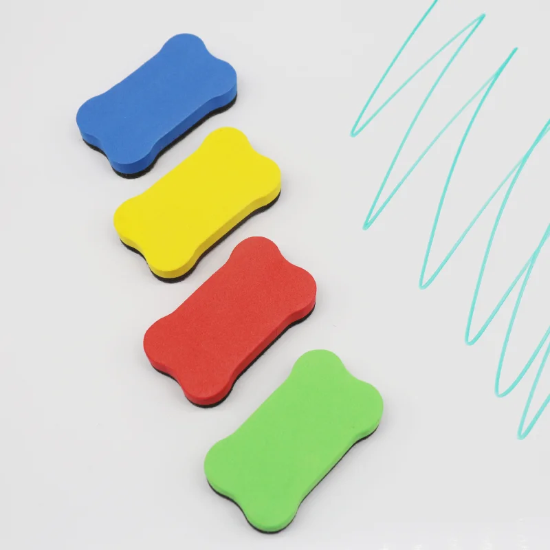 1 قطعة عالية الجودة صغيرة العظام الملونة المغناطيسي الأبيض مجلس محايات Drywipe ماركر الأنظف المعلم مدرسة مكتب السبورة #4