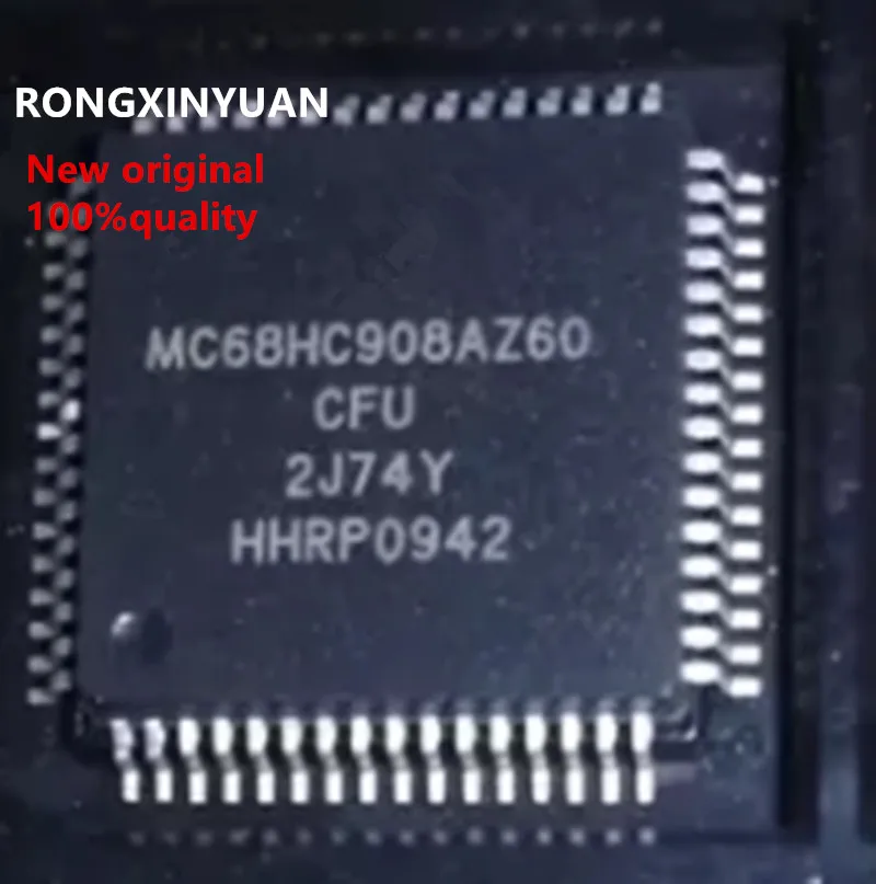 Free shipping New original MC68HC908AZ60CFU MC68HC908AZ60 2J74Y QFP64  chip