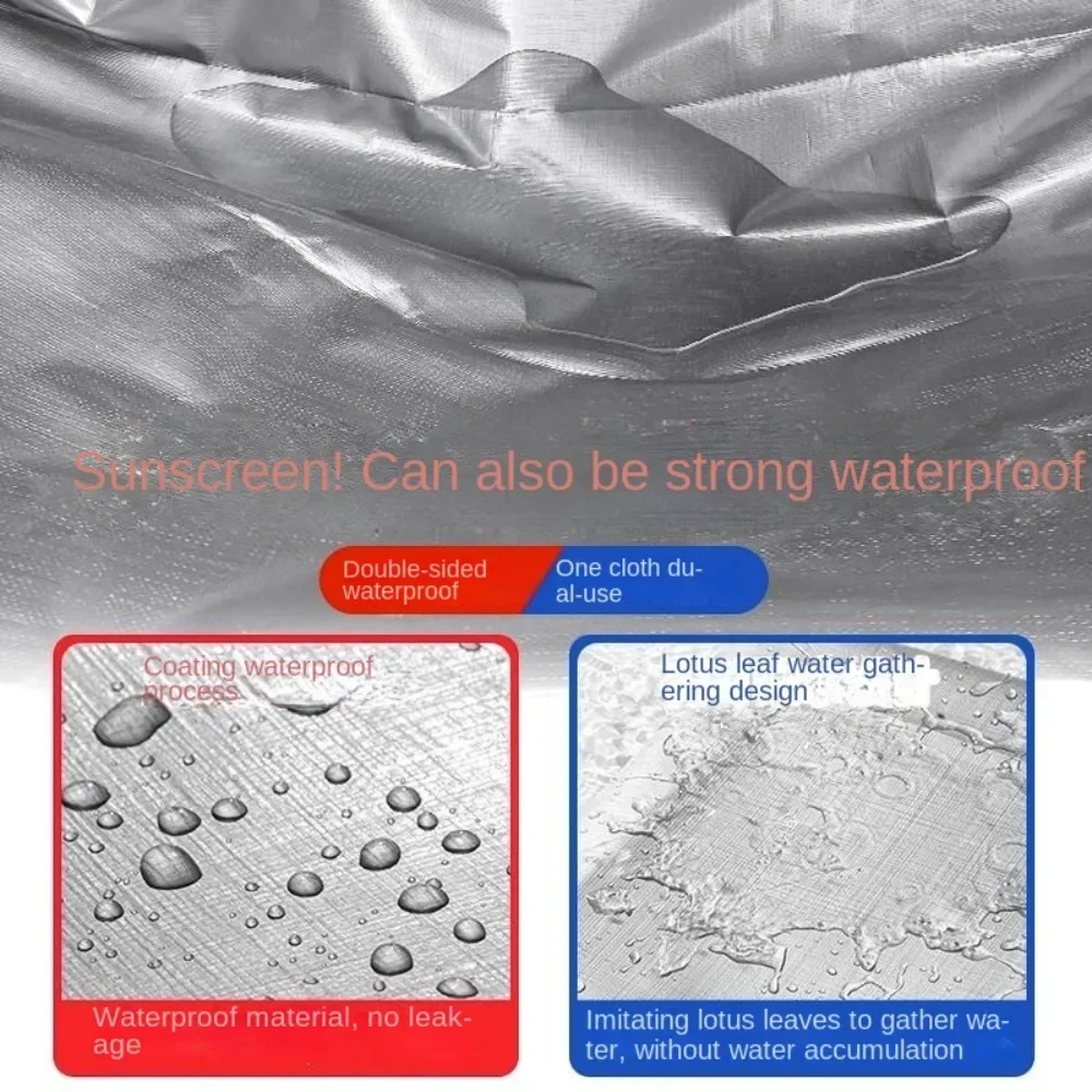 PE Tarpaulin Rainproof Cloth Outdoor Awning Garden Plant Shed Boat Car Truck Canopys Waterproof Shading Sail Pet Dog House Cover