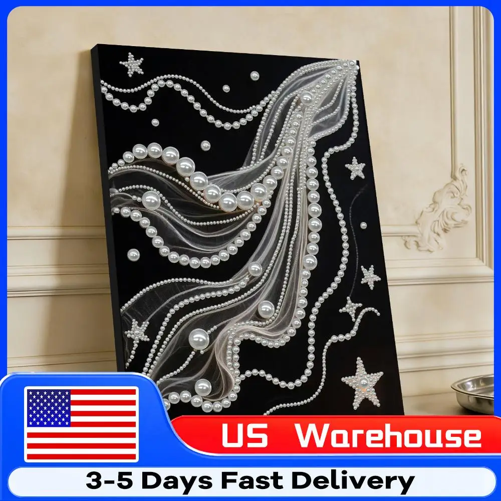 

Набор для творчества: Жемчужная живопись для взрослых, картина из жемчужных бусин, декор для дома, 30x40 см, с рамкой