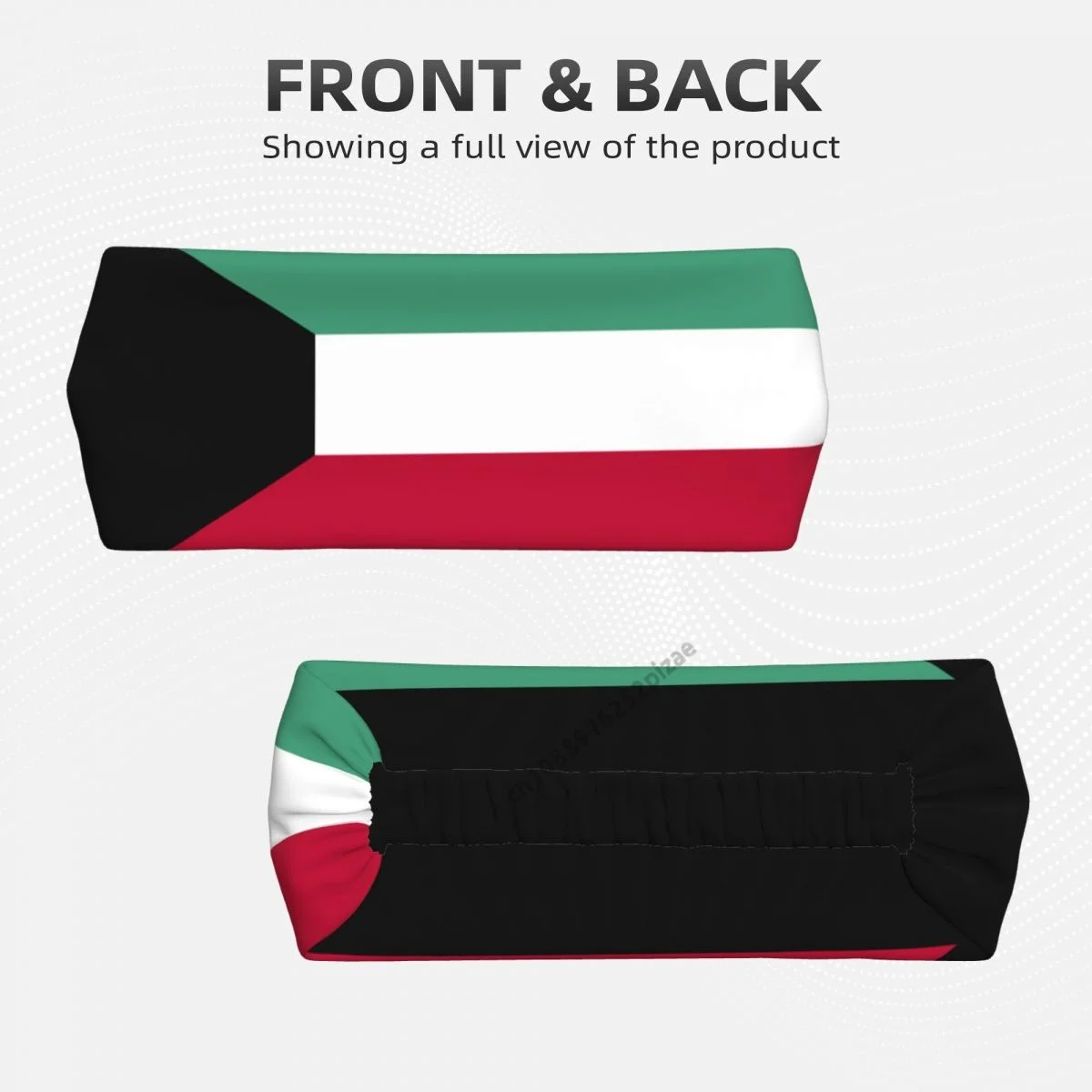 علم الكويت للرجال والنساء، عصابات رأس مرنة واسعة لليوجا والرياضة واللياقة البدنية وممارسة التنس والجري والصالة الرياضية والرقص #2