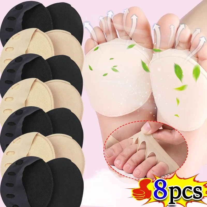 

Invisible Forefoot Pads Women Soft High Heel Shoes Half Insole Pain Relief Feet Protective Cushion Toe Massaging Support Pads