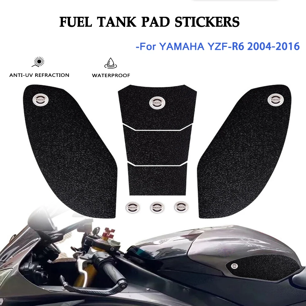 

Motorcycle Side Fuel Tank Stickers Pad Non-Scratch Decals Protector Kit Accessories For YAMAHA YZF-R6 YZF R6 YZF R6 2004-2016