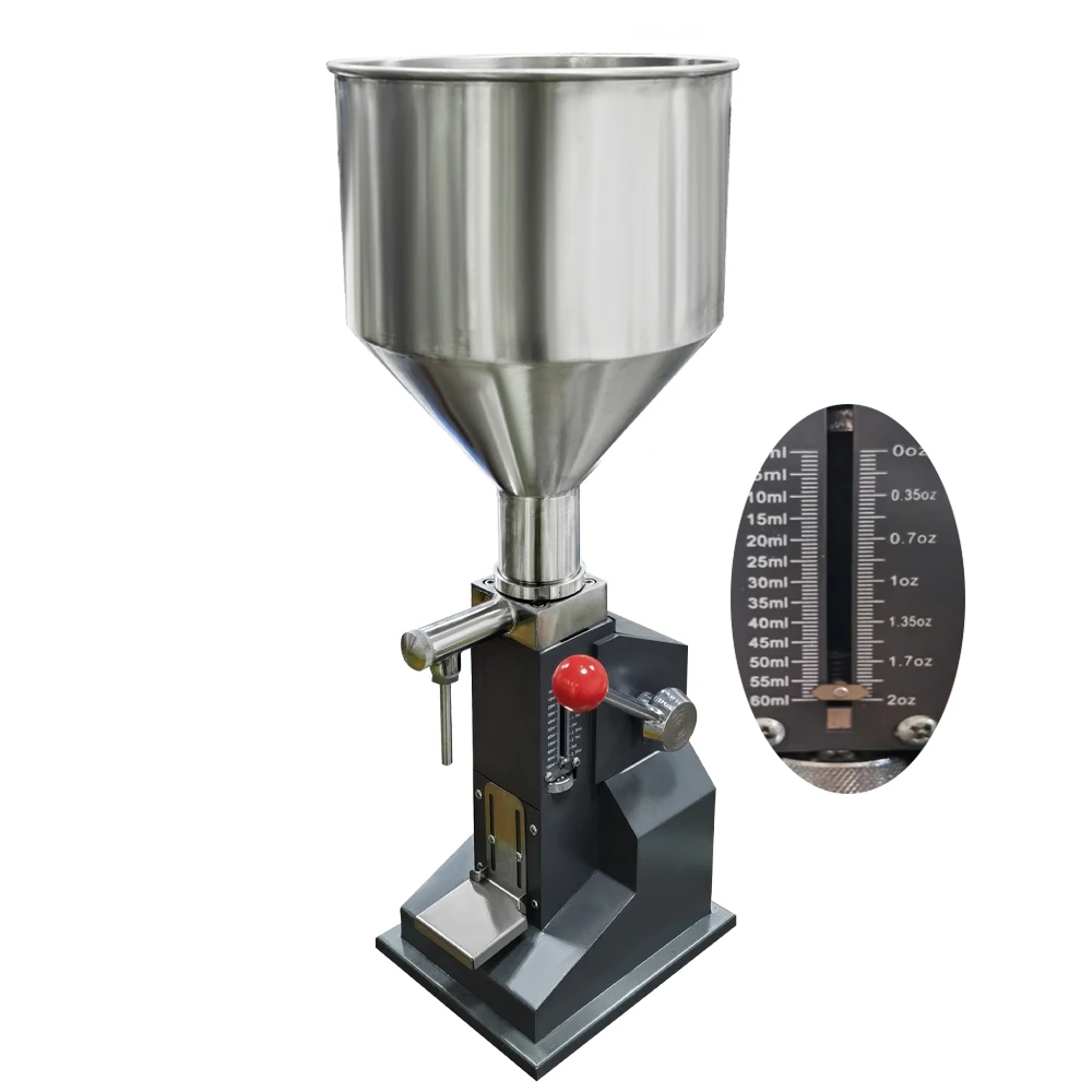 A03 Manual Filling Machine Quantitative Filling Honey Sesame Soy Sauce Vinegar Yogurt Filling Machine