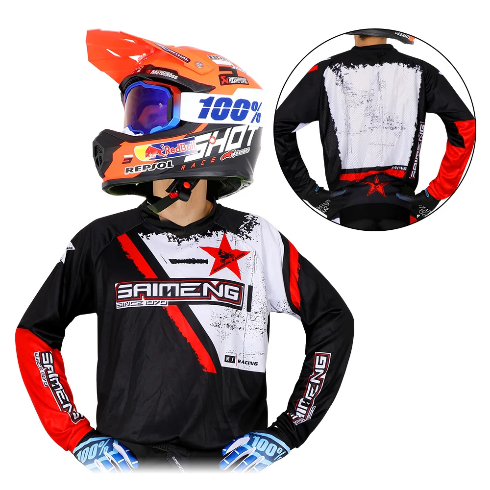 

2022 Downhil child Cycling Team Dry Motocross Jersey Downhil Mountain Bike DH Shirt Motorcycle Clothing Ropa For Boy MTB