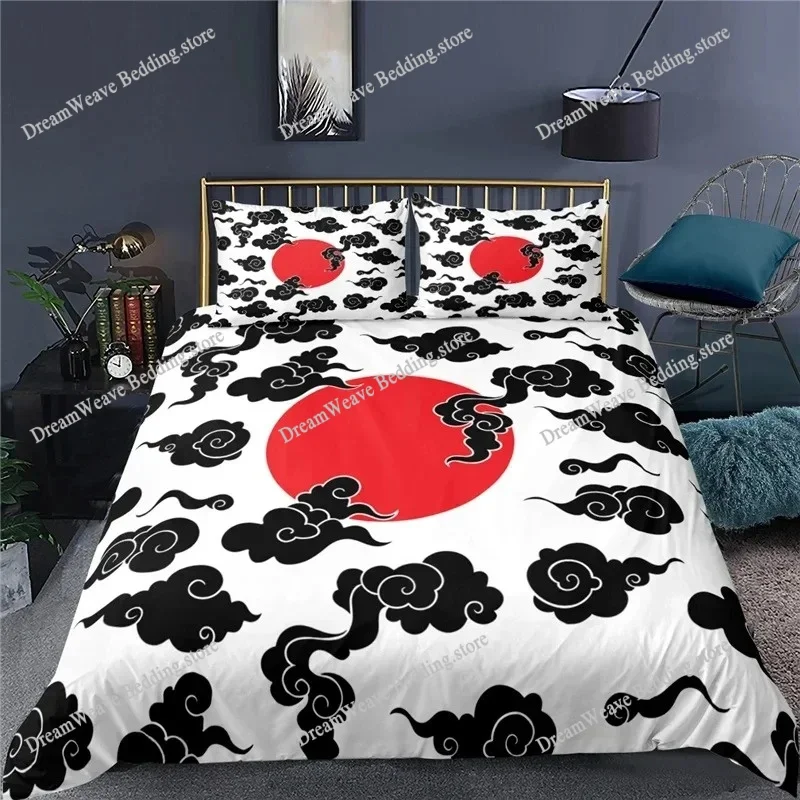 

Luxury 3D Japanese Style Print Home Living Comfortable Duvet Cover Set Boys Bedding Set Queen and King EUUSAUUK Size Luxury Gift