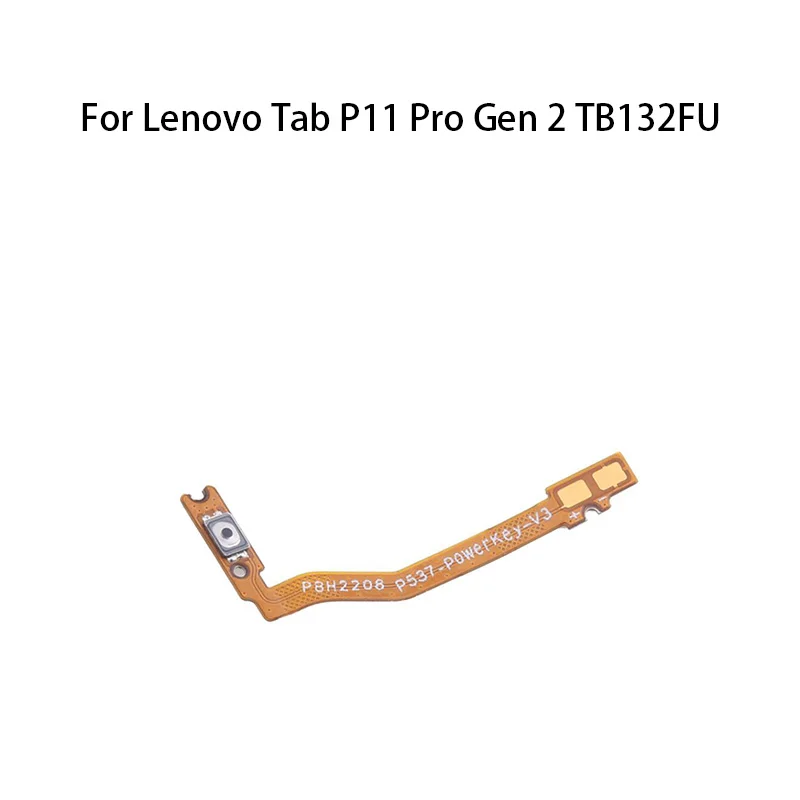 Power ON OFF Mute Switch Control Key Volume Button Flex Cable Replacement For Lenovo Tab P11 Pro Gen 2 TB132FU