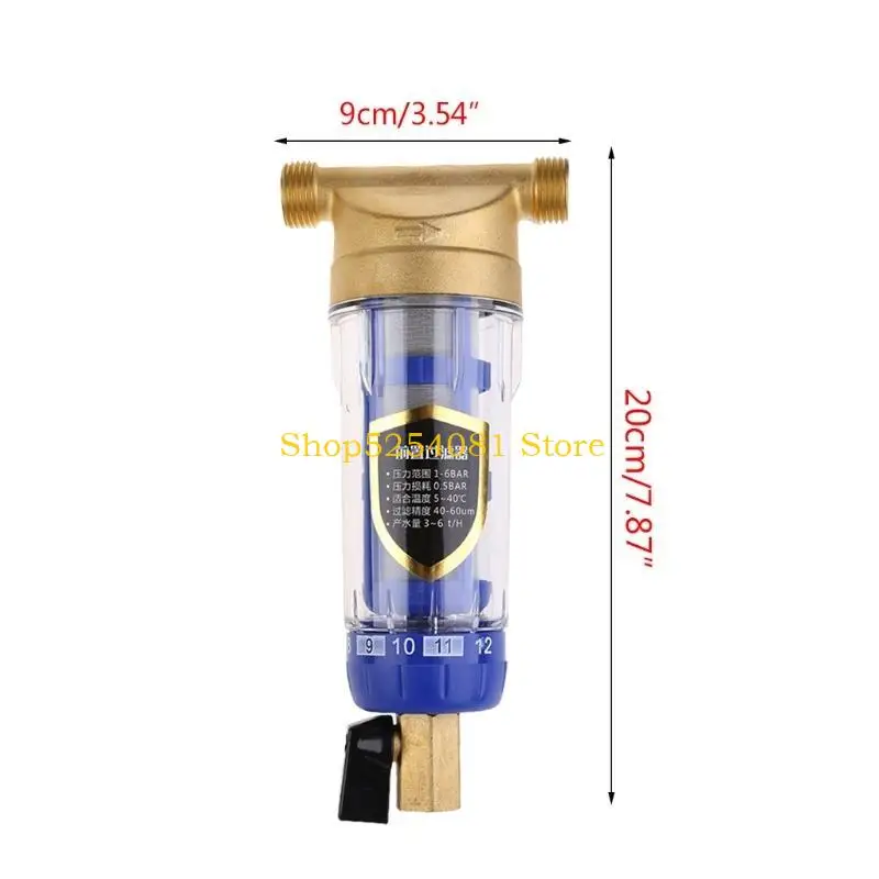 Bild 7: AXYC Front Purifier Wasserfilter Front Purifier Leitungswasserleitung Vorfilter Inline
