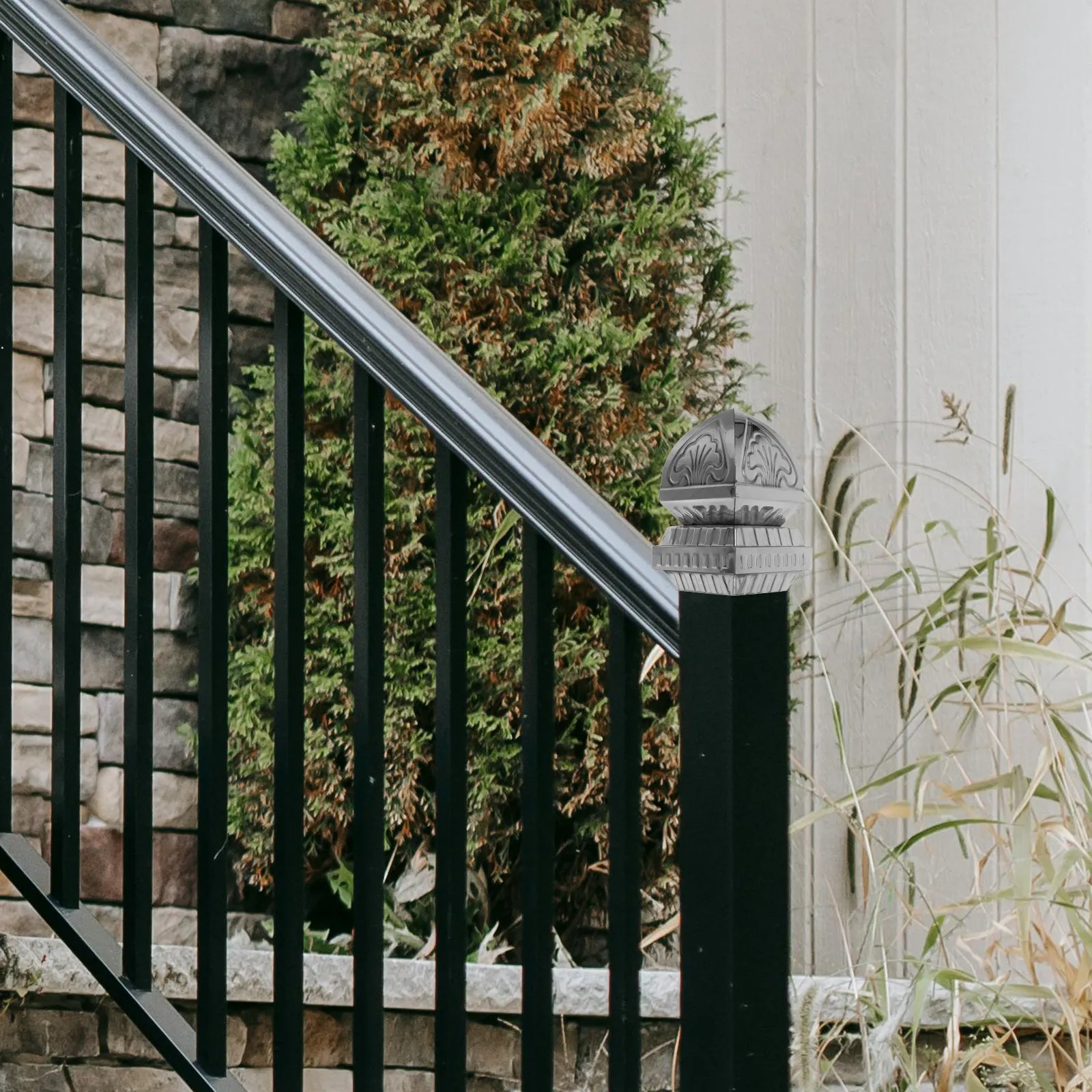 elegant-stainless-steel-fence-cap-finial-for-tube-posts-weather-resistant-decorative-post-topper-garden-yard-stair-handrail