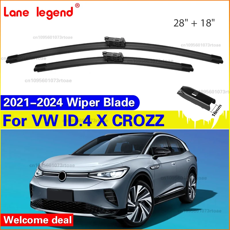 Car Wiper Blades For Volkswagen VW ID.4 X CROZZ 2021 2022 2023 2024 Car Accessories Front Windscreen Wiper Blade Brushes Goods