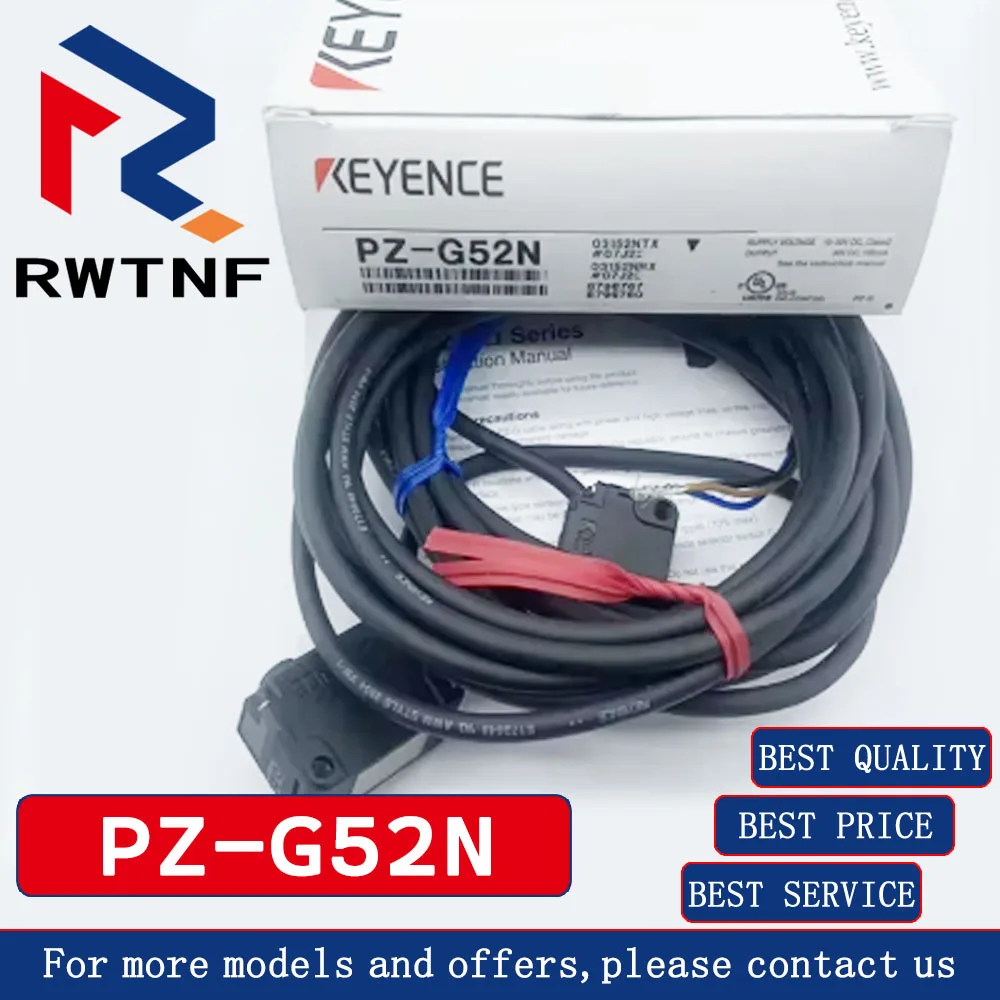 Brand New Genuine PZ-G52N KEYENCE NPN through-beam 30M photoelectric switch sensor, 100% original warehouse stock