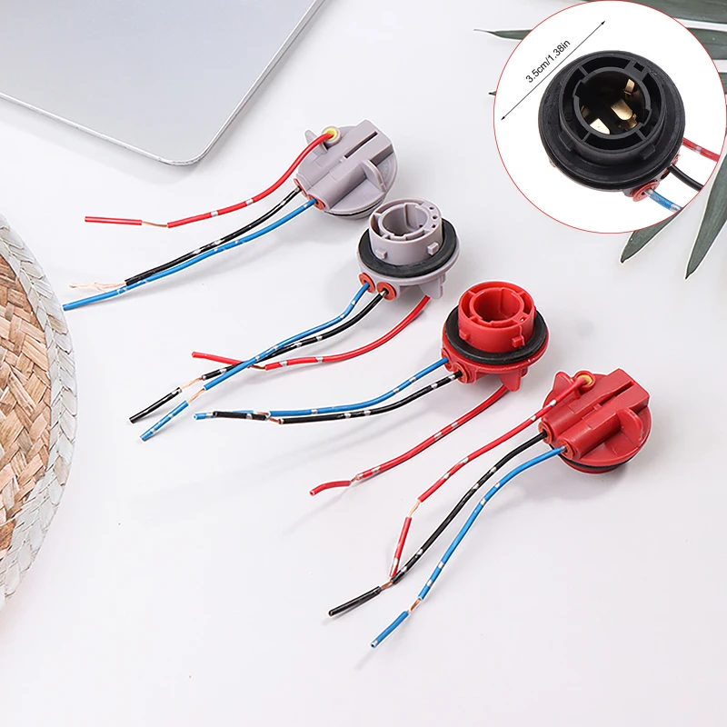 

2Pcs 1156 BA15S BAU15S 1157 BAY15D Lamp Holder Bulbs PY21W P21W Adapter Base Socket For Turn Signal Headlight Light