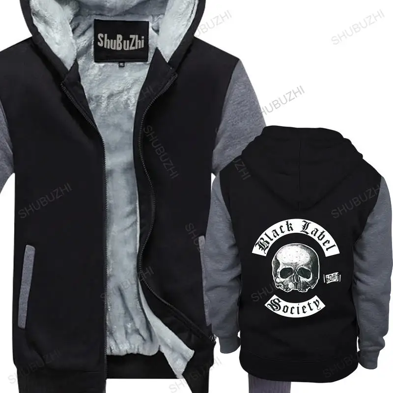 

cotton man hoodies winter jacket Label Society Band 2 warm coat men shubuzhi sweatshirt thick hoody male coat