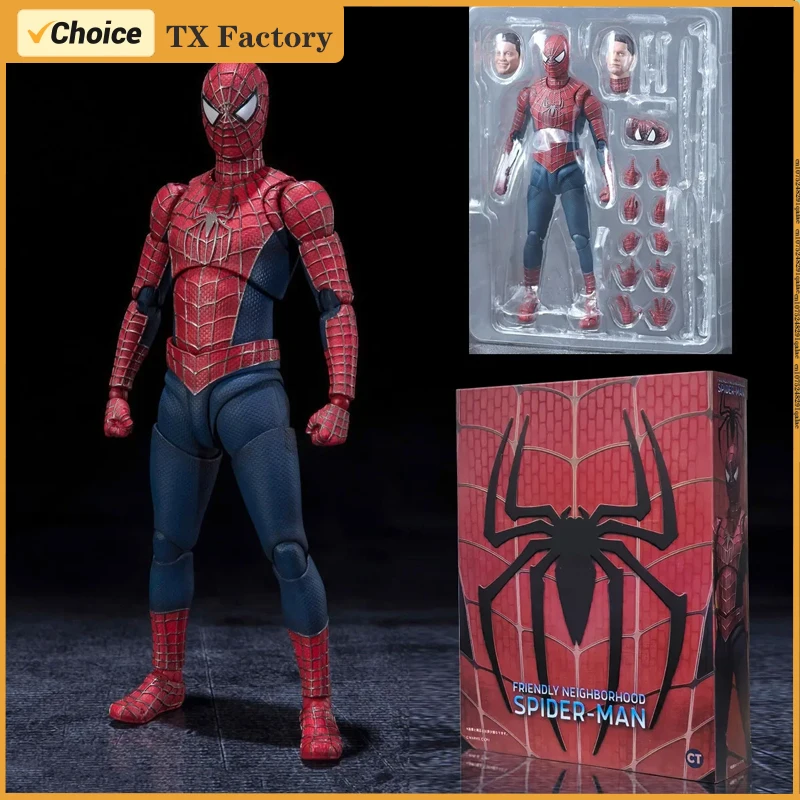 Niesamowity Spider-man S.h.figuarts Andrew Garfield Spiderman Anime Action Figures Statuetka Figurka Model Kolekcja Zabawki Prezent