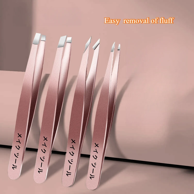 Wielofunkcyjna pęseta ze stali nierdzewnej Trymer do brwi Narzędzie do usuwania rzęs z nosa Łatwe i łatwe usuwanie szyn